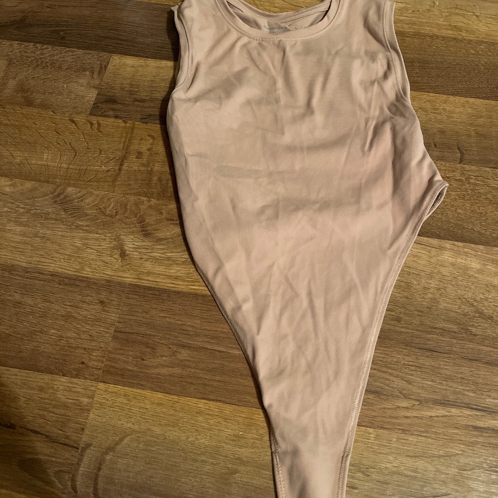 High neck sleeveless bodysuit